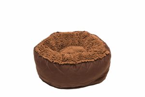 DD ROUND BED BROWN 18"