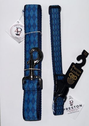 852687793085 BLUE ARGYLE COLLAR