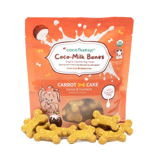 COCOTHERAPY MILK BONES CARROT CAKE 6OZ