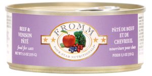 072705112289 FROMM CAT BEEF/VENISON PATE 5.5OZ