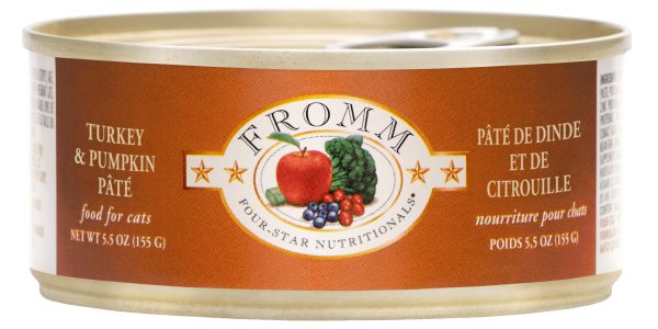 FROMM CAT TURKEY/PUMPKIN PATE 5.5OZ