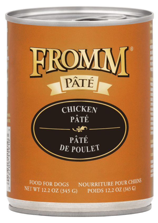FROMM GF CHICKEN PATE 12.2OZ DOG CANS