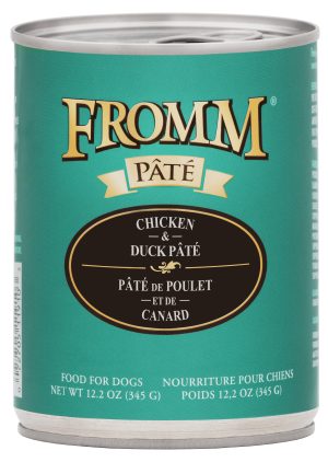 072705119042 FROMM GF CHICKEN & DUCK PATE 12OZ DOG CANS