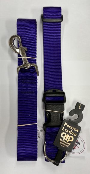 PURPLE NYLON COLLAR 3/4 INCH