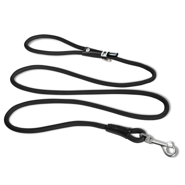 CURLI STRETCH LEASH BLACK