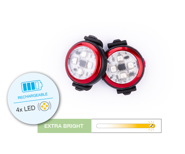 LUUMI SAFETY LED RED