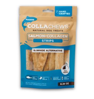 COLLA STRIPS SALMON 6.34OZ