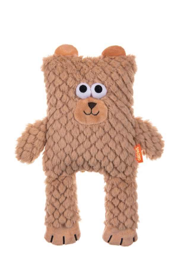 GRWL BLOCK HEADS BEAR BROWN
