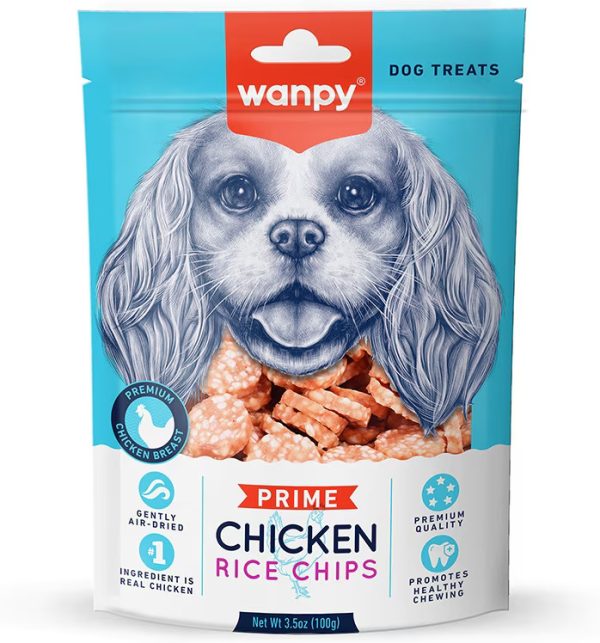 WPP CHKN JERKY CHIPS DOG 3.5OZ