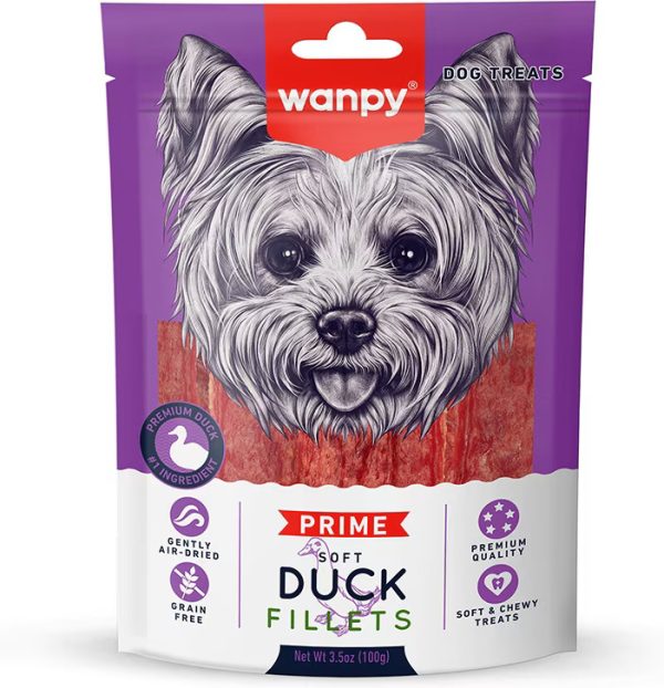 WPP SOFT DUCK FILLETS DOG 3.5O