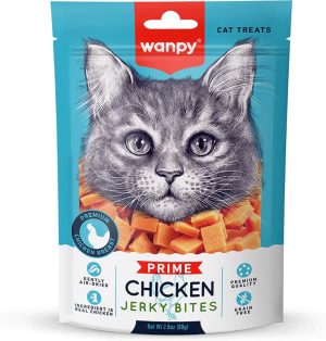 WPP CHKN JERKY BITES CATS 2.8OZ