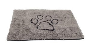 DIRTY DOG LARGE MAT GREY 35X26