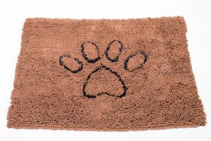 DIRTY DOG MED MAT DARK ALMOND 31X20