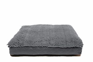 DIRTY DOG RECTANGLE BED XL GREY 36X48