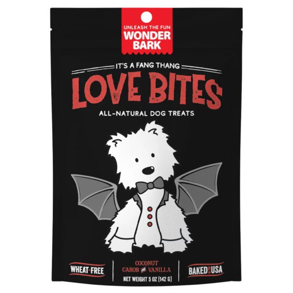 WONDER BARK LOVE BITES TREATS 5OZ