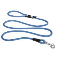 CURLI STRETCH LEASH BLUE