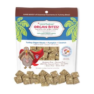 COCOTHERPY ORGAN BITES TURKEY PUMPKIN 3OZ