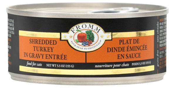 FROMM CAT SHRED TURKEY/GRAVY 12/5.5OZ