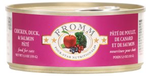 072705112449- FROMM CAT CHICKEN/DUCK/SALMON 5.5OZ