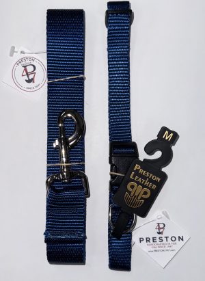 NAVY NYLON COLLAR 1.25 INCH