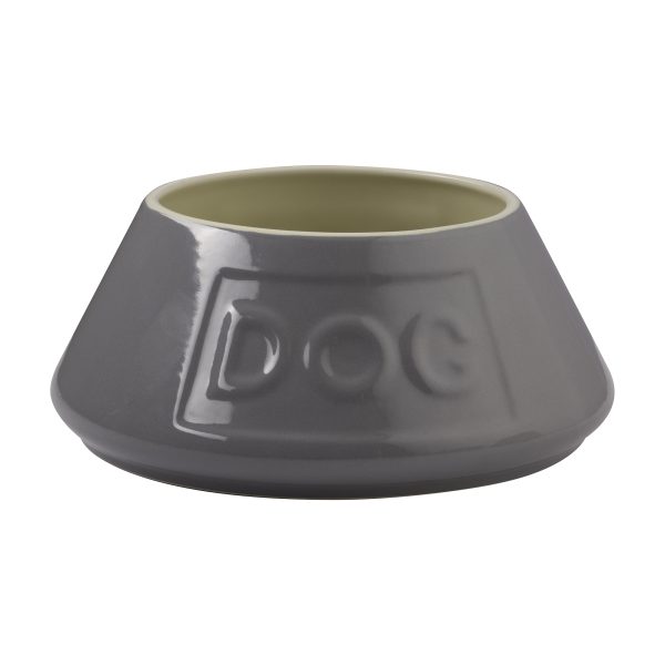 MC GRAY NO TIP DOG BWL 8.3"(2PK)