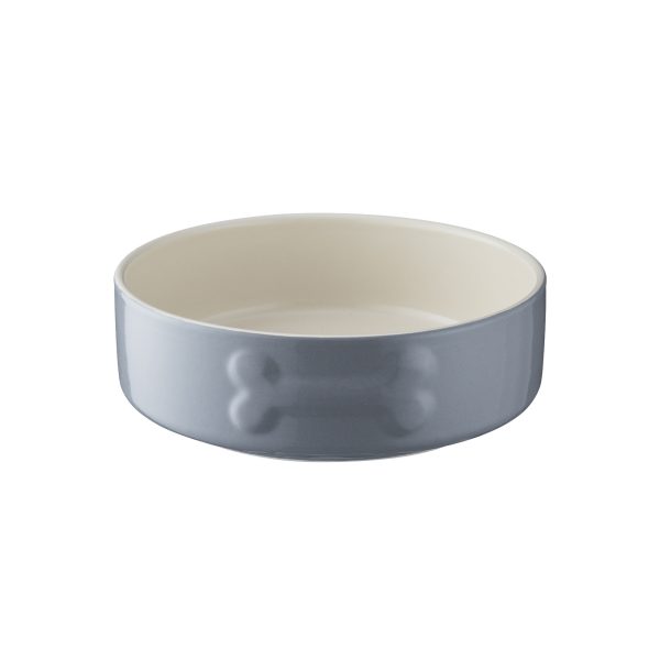 MASON CASH GRAY DOG BOWL 3PK