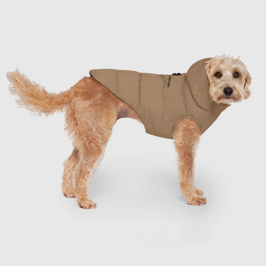 WATERPROOF PUFFER TAUPE