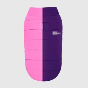 REVERSIBLE PUFFER VEST PINK/PURPLE