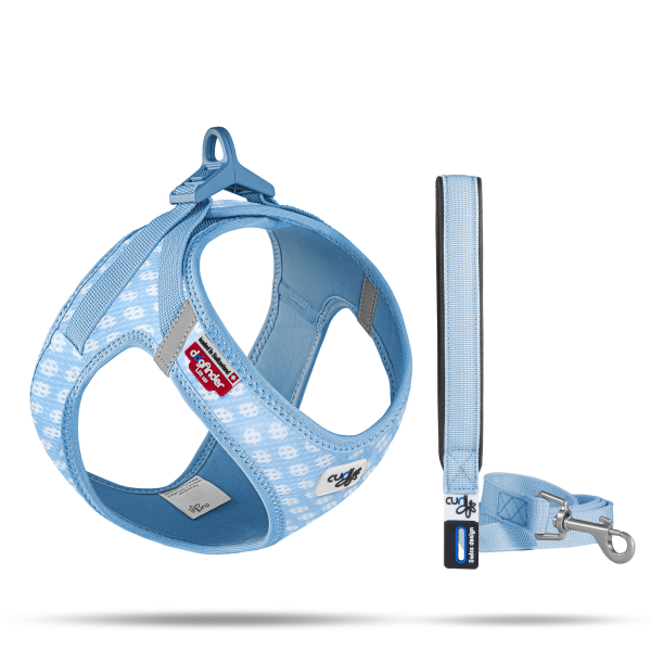 CURLI SKYBLUE CIRCLES AND LEASH