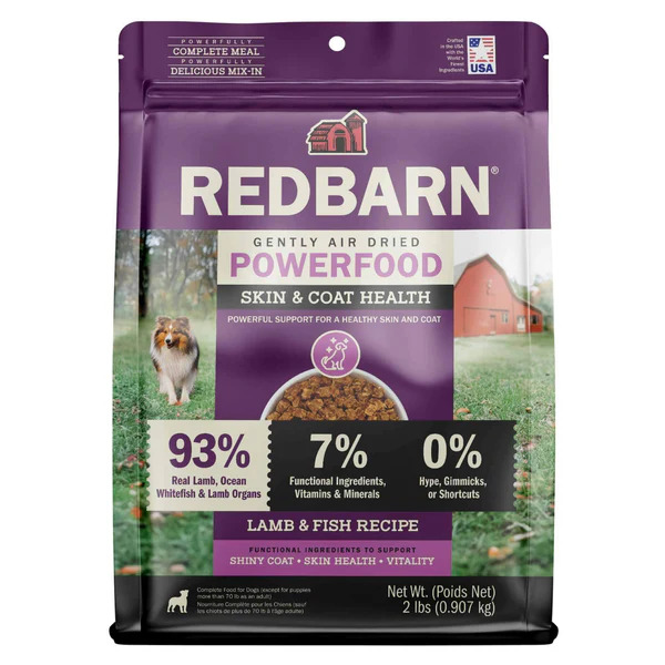 REDBARN AIR DRIED SKIN&COAT HEALTH LAMB&FISH RECIPE