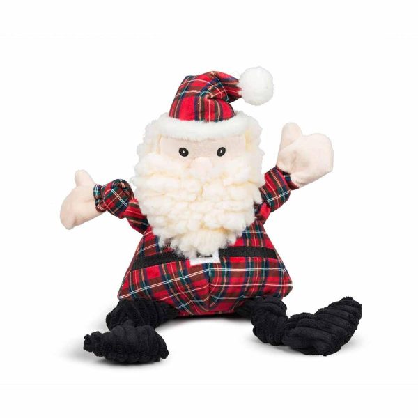 FLEECE SANTA TARTAN PLAID SMAL