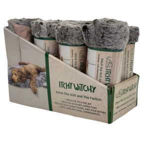 849670023847 ITCHY WITCHY MED BLANKET BRN 8PK