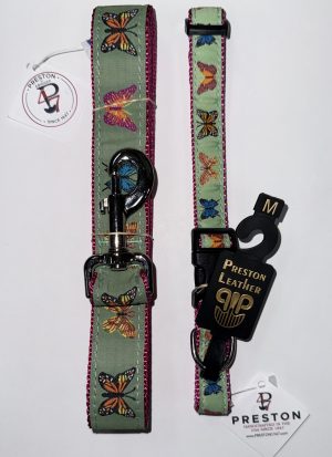 852687770413 PRESTON GREEN BUTTERFLY LEASH