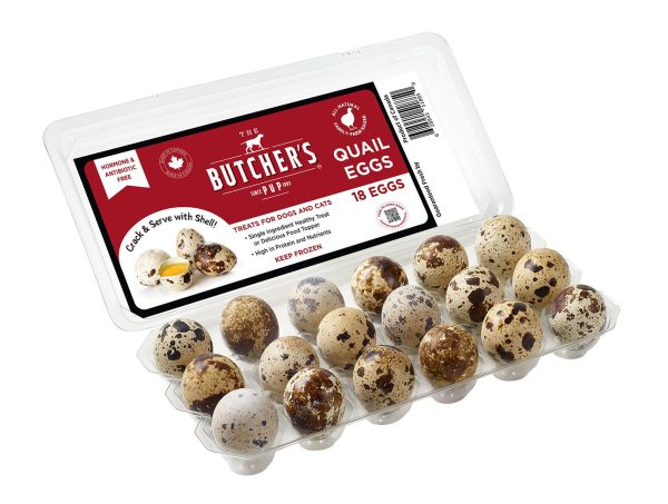 QUAIL EGGS RAW AND FROZEN 18CT