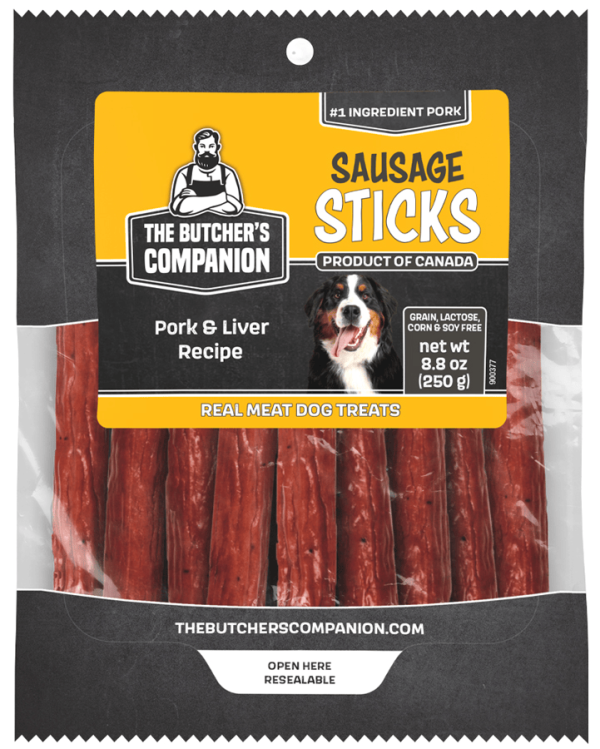 THE BUTCHERS COMPANION PORK/LIVER SAUSAGE STICKS 6.17OZ