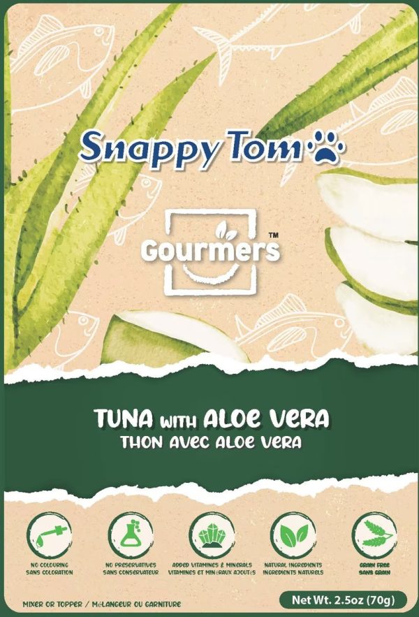 SNPTOM GOURMERS TUNA/ALOE 12/2