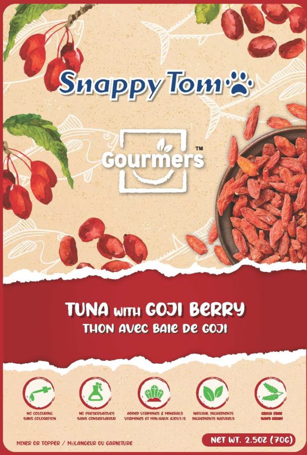 SNPTOM GOURMERS TUNA/GOJI BERR