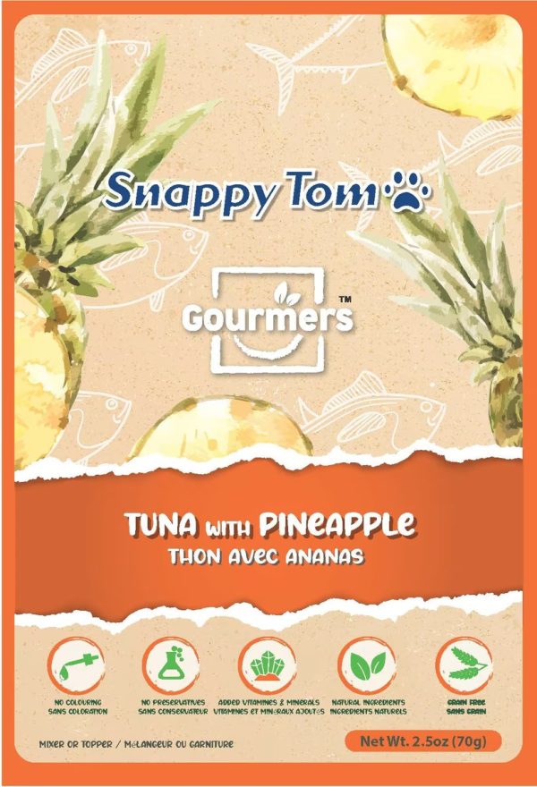 SNPTOM GOURMERS TUNA/PINEAPPLE