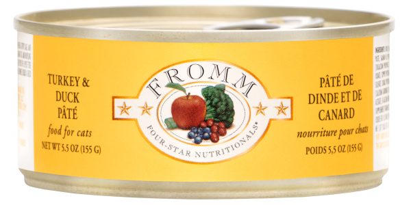 072705112302 FROMM CAT TURKEY/DUCK PATE 5.5OZ
