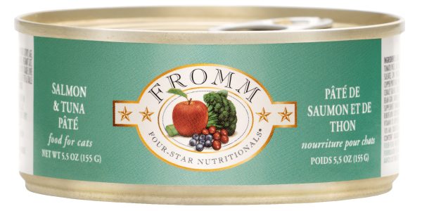 072705112463 FROMM CAT SALMON/TUNA PATE 5.5OZ