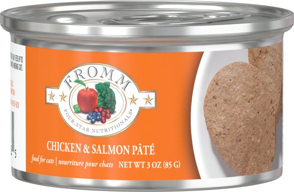 072705112685 FROMM CAT CHICKEN/SALMON PATE 3OZ