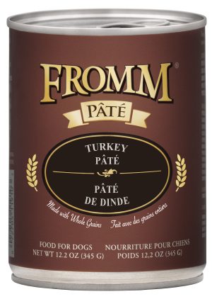 072705118700 FROMM TURKEY PATE 12.2OZ DOG CANS