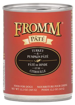 072705119202 FROMM GF TURKEY & PUMPKIN PATE 12.OZ DOG CANS