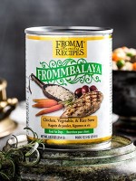 072705132010 FROMMBALAYA CHICKEN, VEGETABLE & RICE STEW 12.5OZ DOG CANS