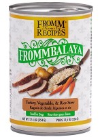 072705132034 FROMMBALYA TURKEY , VEGETABLES & RICE 12.5OZ DOG CANS