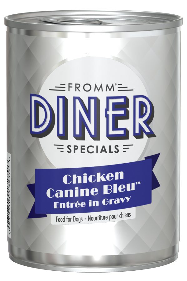072705132706 FROMM DINER SPECIALS CHICKEN CANINE BLEU ENTREE IN GRAVY 12.5OZ