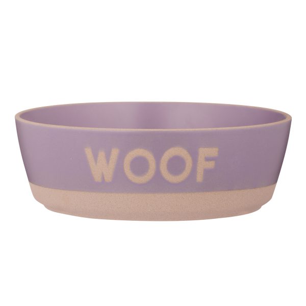 MASON CASH WOOF DOG BOWL 2PK