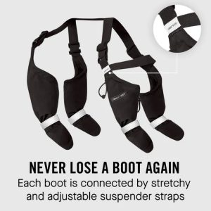 SUSPENDER BOOTS LONG BLACK