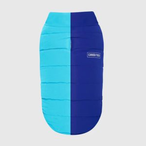 REVERSIBLE PUFFER VEST BLUE/TEAL