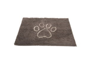 DIRTY DOG LARGE MAT MIST GREY 35X36